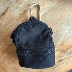 Lululemon Citi Adventurer Nano Velour Mini Backpack Keychain - Black